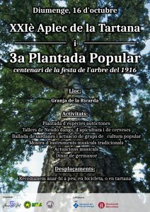 Cartell del XXIè Aplec de la Tartana i 3a Plantada popular al Prat de Llobregat