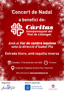 Concert de Nadal a benefici de Càritas del Prat de Llobregat