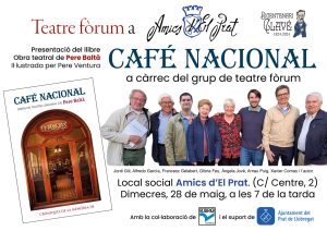 Cartell de Café Nacional a Amics d'El Prat