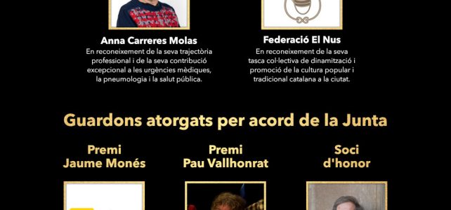 Anna Carreres i la Federació El Nus són els guardonats d’Amics d’El Prat del 2025-26 Cartell guanyadors Guardons d'Amics d'El Prat 2025-2026