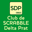 Club de Scrabble Delta Prat – quadrat fons verd